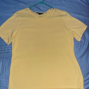 Bright yellow super soft t-shirt.
